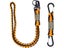 2 Pcs Heavy Duty 550 Braided Paracord Lanyard For Keys Camping Hiking Carousel 3