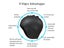 Durable Silicone Swimming Cap With Ear Pockets For Adults Teens Carousel 3