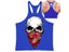Mens Cotton Breathable Tank Tops For Gym Fitness Training Carousel 7