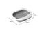 Cat Litter Box Portable Bedpan Removable Semi Closed Kitty Litter Pan Potty Carousel 1