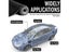 Black Suede Headliner Fabric With Foam For Car Repair Carousel 4