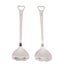 2Pcs Coffee Spoons Stainless Steel Tea Spoons Round Dessert Spoons Long Handl Carousel 3