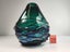 Venus Glass NZ Hand-Blown Green, Blue & Black Vase 23cm - $1 Res Charity Auction Carousel 9