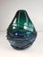 Venus Glass NZ Hand-Blown Green, Blue & Black Vase 23cm - $1 Res Charity Auction Carousel 5