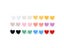 Mini Heart Acrylic Stainless Steel Stud Earring For Ear Piercing Carousel 4