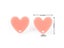 Mini Heart Acrylic Stainless Steel Stud Earring For Ear Piercing Carousel 6