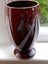 Retro Ceramic RED and Grey Lustre Vase from NZ's Anathoth Pottery Carousel 8