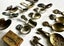 Vintage / Antique Tea caddy spoon's x 16 Carousel 1