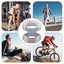 Knee Brace with Patella Knee Strap Adjustable Compression Support Sleeve Carousel 2