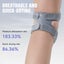 Knee Brace with Patella Knee Strap Adjustable Compression Support Sleeve Carousel 5