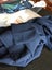 2.1m woven dark blue silk with slight stretch - 130cm wide Carousel 2