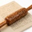Wooden Clay Texture Roller Laser Engraved Floral Pattern Rolling Pin for Pottery Carousel 3
