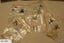 50 LEDs (10 each R, G, B, W, Y), 5mm Water Clear Assortment Carousel 1