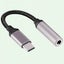 USB C Male to 3.5mm Female Headphone Jack Adapter, Type C to Aux Audio Cable Carousel 1