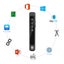 Wireless Presenter, RF 2.4GHz Presentation Remote Rechargeable with Laser Poi Carousel 5