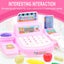 Pretend Play Calculator Cash Register Toy Gift for Kids Girls 3, 4, 5, 6, 7, Carousel 9