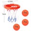 Kids Plastic Shooting Set 3 Basketballs Basket Toy Gift Carousel 5