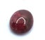 1 x oval red Cabochon stone Carousel 1