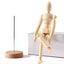 Artist Wooden Manikin Mannequin 8 Inch Manikin Flexible Joints Puppet Drawing Carousel 1