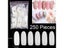250 Pieces Full Cover Oval False Nail Tips For Painting Carousel 3