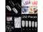 250 Pieces Full Cover Oval False Nail Tips For Painting Carousel 6