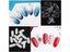 250 Pieces Full Cover Oval False Nail Tips For Painting Carousel 8