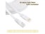 50ft White Flat Cat 6 Ethernet Cable With Snagless Connectors Carousel 3
