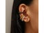 Bohemian C-Shape Rhinestone Ear Clips For Women Carousel 3