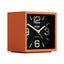 Newgate Cube Mantel Clock-Pumpkin Orange Carousel 3