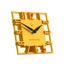 Newgate Highline Mantel Clock-Yellow Carousel 3