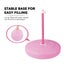 Portable Freestanding Kids Basketball Hoop Backboard Stand System 200x46x7cm Carousel 4
