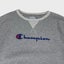 CHAMPION GREY SWEATSHIRT WITH EMBROIDED LOGO (M) Carousel 2