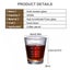 100ml Multi-functional Kitchen Measure Mug with Handle Glass Espresso Measuri Carousel 6