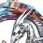 The Dragon and the Queen Necklace Dragon Pendant Jewelry Necklace Gift for Women Carousel 4