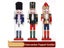 30CM Nutcracker Wooden Soldier Doll Puppet Christmas Decoration Carousel 5