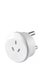 Go Travel NZ & AUS to South Africa Travel Adapter White Carousel 1