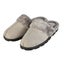 Womens Slippers Charcoal with Fur Trim XSmall (Size 5-6) Carousel 1