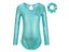 Girls Long Sleeve Unicorn Mermaid Gymnastic Leotards For Kids 2-10 Carousel 2