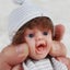 Christmas Toys Clearance, 6 inch Mini Reborn Baby Boy Doll Silicone Realistic Carousel 5