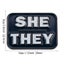 She They Pronoun Enamel Pin Carousel 3