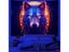 UV Reactive Psychedelic Wolf Tapestry Wall Hanging Gift Carousel 3