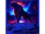 UV Reactive Psychedelic Wolf Tapestry Wall Hanging Gift Carousel 4