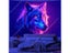 UV Reactive Psychedelic Wolf Tapestry Wall Hanging Gift Carousel 5