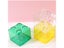 Transparent Visible Kids Coin Bank Building Block Design Storage Jar Carousel 4