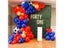 4D Soccer Red Blue Balloon Garland Arch For Party Decor Carousel 2