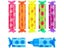 6pcs Mini Chisel Tip Highlighter For Drawing Diary Carousel 1