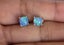 Silver Fire Opal Triplet Stud Earrings Carousel 8