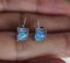 Silver Fire Opal Triplet Stud Earrings Carousel 9