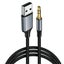 Adapter Wire USB A to 3.5 Jack Male to Male USB to 3.5mm Aux Line Audio Cable Carousel 3