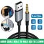 Adapter Wire USB A to 3.5 Jack Male to Male USB to 3.5mm Aux Line Audio Cable Carousel 11
